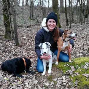 Perrine, un éducateur canin à Roquemaure