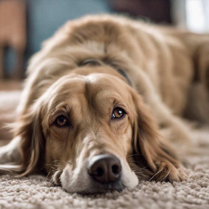 Signes de douleur abdominale chez le chien